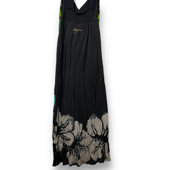 Desigual Septiembre Crochet Open Back   Maxi Dress  Small - Picture 8 of 9